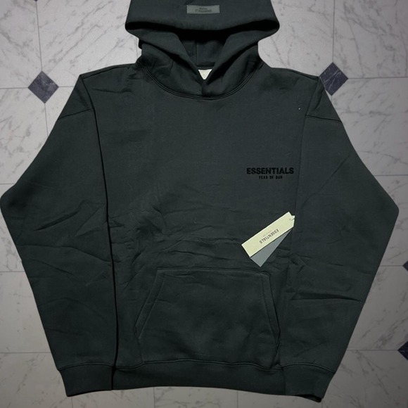 Other - Fear of God Essentials Stretch Limo/Black S Hoodie NWT